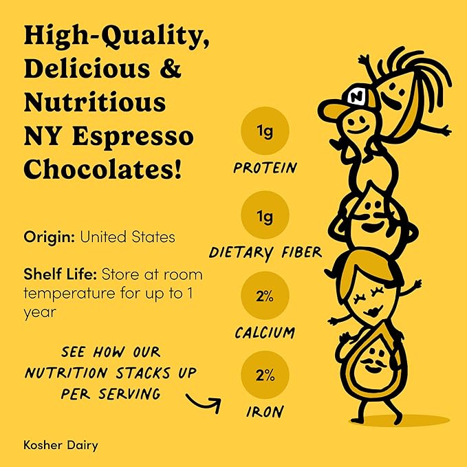 Nuts.com – NY Espresso Chocolates Mix– 2 Pound Bag, Great Snack for Adults, Good Source of Antioxidants & Caffeine – For Parties, Office, Holiday Gatherings & Home Snacking – Kosher Pareve