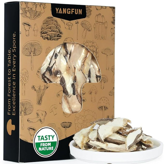 Premium Dried Shiitake Mushrooms, Rich Umami Flavor, Gluten-Free Vegan Snack- Perfect for Soups, Stir-Fry & Health Cooking
