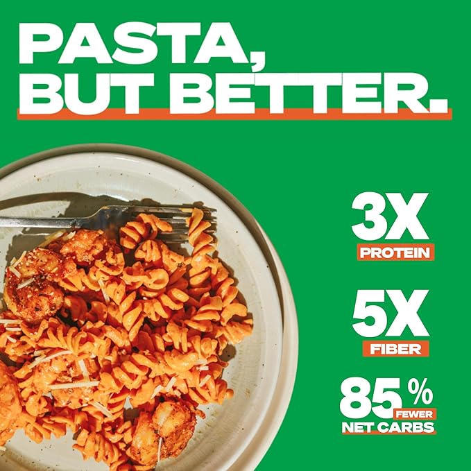Kaizen Pasta Variety Pack - Keto, Low Carb, High Protein (20g), Gluten-Free, Keto-Friendly (6g Net), Plant-Based Lupini Noodles with High Fiber Lupin Flour