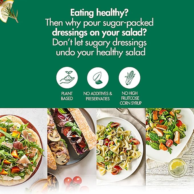 VIVID Kitchen Zero Sugar & Low Calorie Dressings | Italian/ Oriental/Balsamic Dressing (Salad Dressing) 7.5 fl oz – Soy-Sesame Based Asian Salad Dressing – Keto & Vegan Friendly – No Sugar, No Preservatives (Balsamic Dressing (Low Calorie))