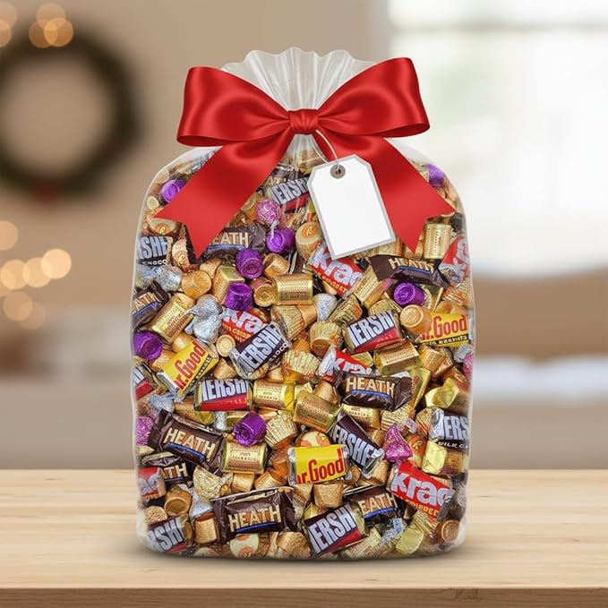 Chocolate Assorted Candy Variety Pack - 2lb Bulk Chocolate Candies Individually Wrapped for Candy Dish Filling, Party Favors, Gift Bags, Sharing and Snacking - Bulk Candy Assortment - 2 Pound Miniature Chocolate Mix