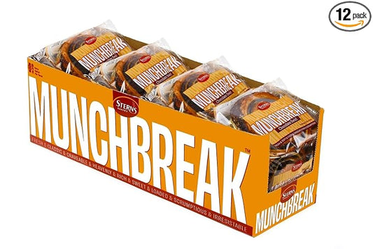 Stern’s Bakery Chocolate Swirl | 18 Individually Wrapped Chocolate Pastries |3 Oz Breakfast Danish Pastries | Vending Machine Snacks | Lunchbox Snacks | Dairy Free | Nut Free Snacks