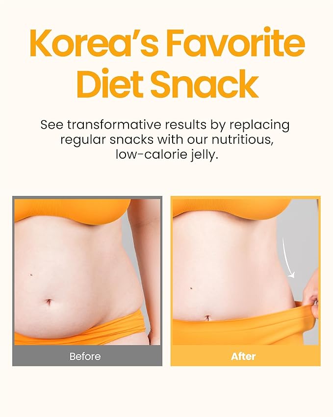Jadamsun Konjac Jelly Juice (Mango, 20 pcs) - Delicious Low-Calorie Healthy Korean Snack, Drinkable Fruit Snack, Sugar-Free, Vegan, Gluten-Free