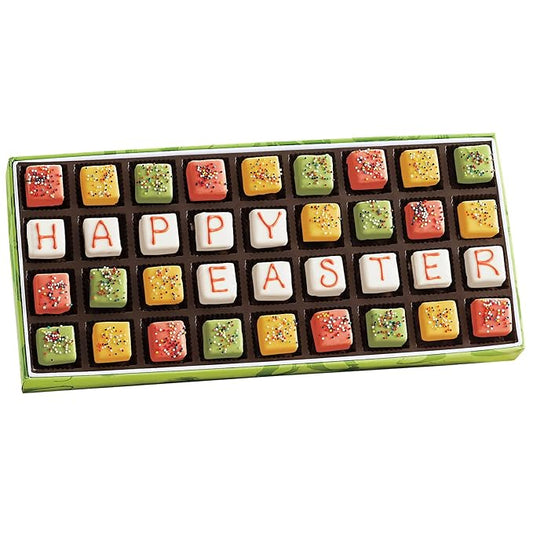 The Wisconsin Cheeseman Mini Easter Petits Fours: A Delightful Cake Assortment of Decadent Petit Four Layer Cakes, and Gourmet Easter Treats - A Gift of 36 (.25 oz. each) for Your Easter Basket
