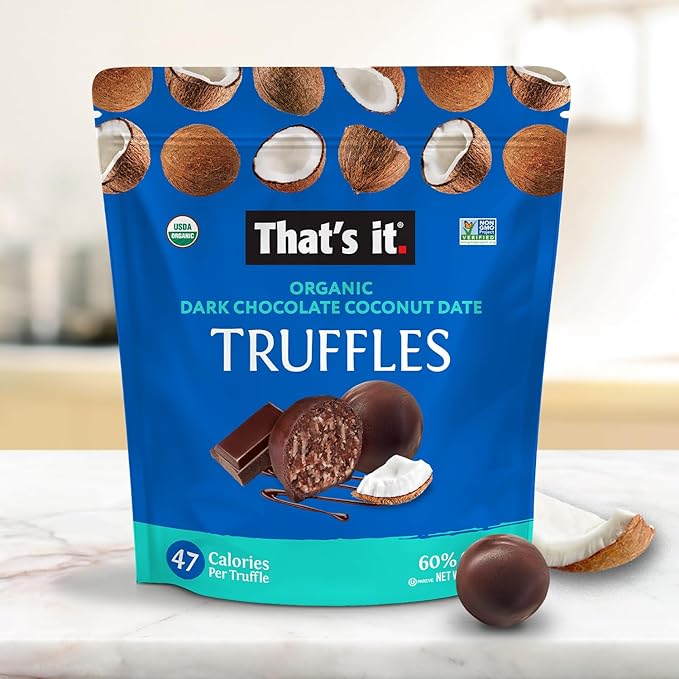 That's it. Organic Chocolate 100% Plant-Based, Vegan, Gluten-Free, All Natural (20 OZ) (Coconut Date)