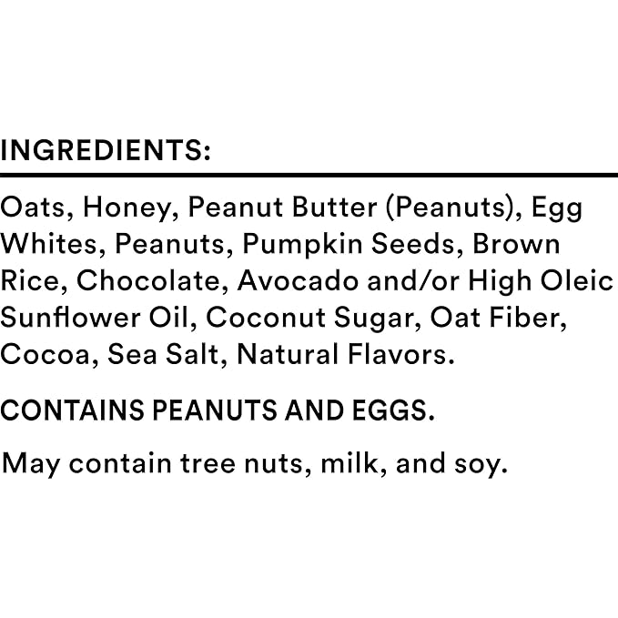 RXBAR A.M. Protein Bars, Gluten Free Snacks, Breakfast Snacks, Peanut Butter Dark Chocolate, 9.7oz Box (5 Bars) (Pack of 2)