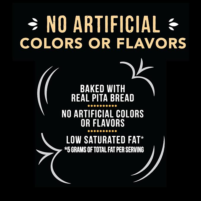 Stacy’s Pita Chips, Parmesan Garlic & Herb, No Artificial Colors or Flavors, 1.5 oz Bags (Pack of 24)