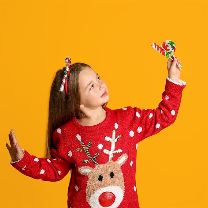 Fruidles 48-Pack Christmas Twist and Swirl Lollipop, Mixed Fruit Flavor, Individually Wrapped Lollipops, 2" Inch Twist and Swirl Suckers (48-Pack)