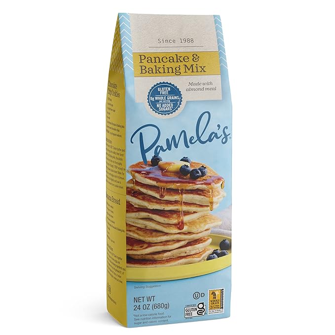 Pamela’s Baking Mixes, Baking & Pancake Mix, Gluten-Free, 24 oz. (Pack of 6)