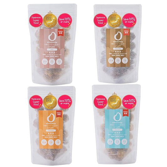 ［AMAGURA］Japanese Amazake Oatmeal Cookies Variety Pack 7oz (Pack of 4) | Japanese superfood, Natural Healthy Cookies, Probiotics, Gut Health, Gluten Free, No Sugar Added, Rich Nutrients and Fiber