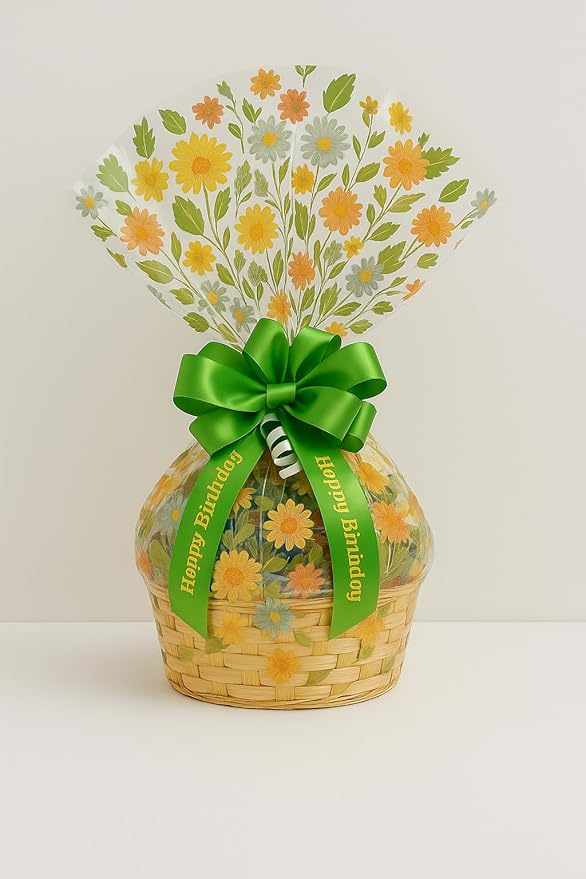 Handcrafted Gift Basket with Chocolates, Cookies, Snacks & Candy. Perfect for Birthdays, Sympathy, Holidays, Clients & Thank You Gifts (Small: $49.99, Birthday)