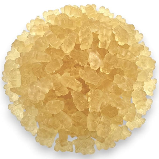 Irresistibly Delicious Pineapple Gummy Bears - 1.5 lbs of Fruity Bliss-Soft, Chewy, and Bursting with Tangy Delight-Great for Kids and Adults of All Ages(24 oz)