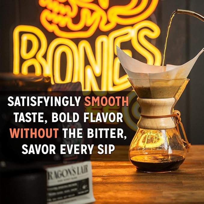 Bones Coffee Company Salty Siren Latte Flavored Coffee, Medium Roast Ready To Drink Iced Coffee in Can, 11 Fl Oz Can (12 Pack)