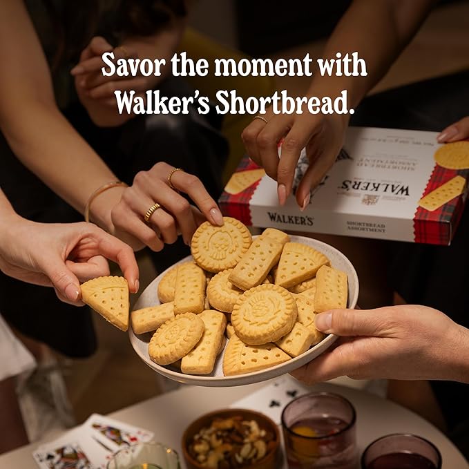 Walker's Shortbread Fingers, Pure Butter Shortbread Cookies, 5.3 Oz (Pack of 6)