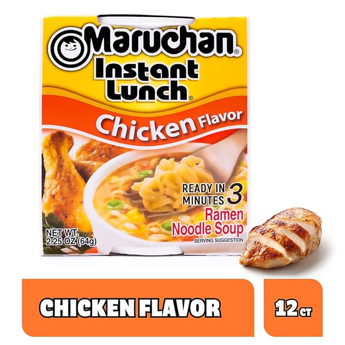 Maruchan Instant Lunch Chicken Flavor, 2.25 Ounce (Pack of 12) (4178990121)