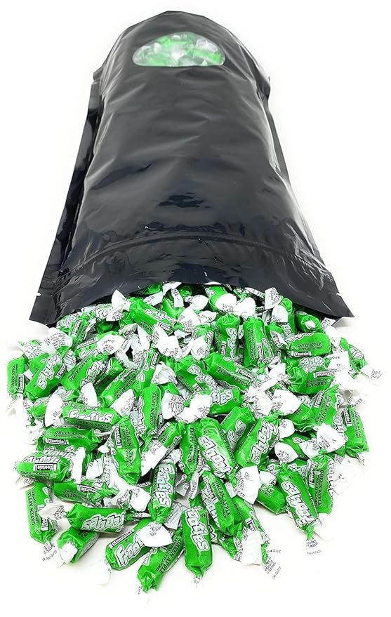 Green Apple Tootsie Roll Frooties Chewy Candy With Crisp Tart Green Apple Flavor 85+ Pieces Individually Wrapped In Resealable Assortit Bag, 1.5 Lb (24-Oz) Made In USA