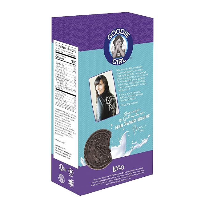 Goodie Girl, Chocolate Creme Sandwich Cookies | Gluten Free | Peanut Free | Egg Free | Kosher (10.6oz Boxes, Pack of 3)