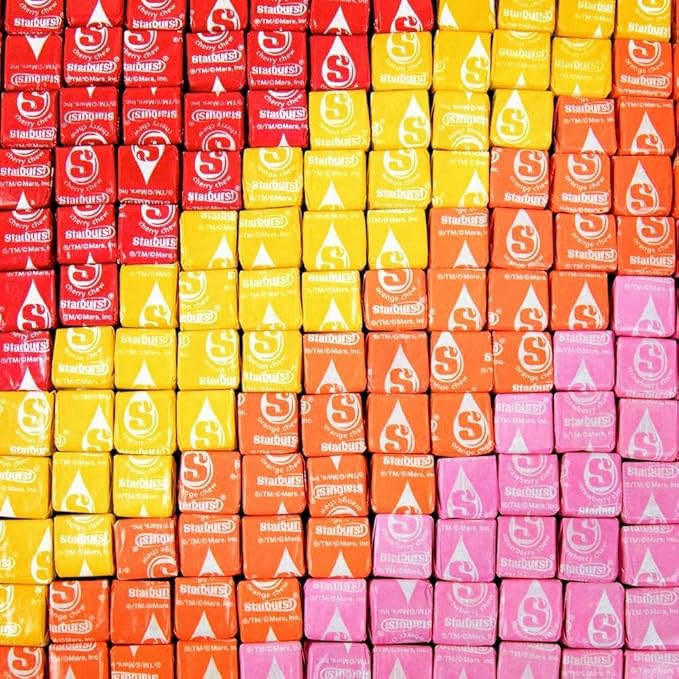 ASSORTIT X Starburst Collab Original Chewy Candy 3 Lbs Soft Fruit Chews Candies Bulk Family Size Individually Wrapped (48 Oz).
