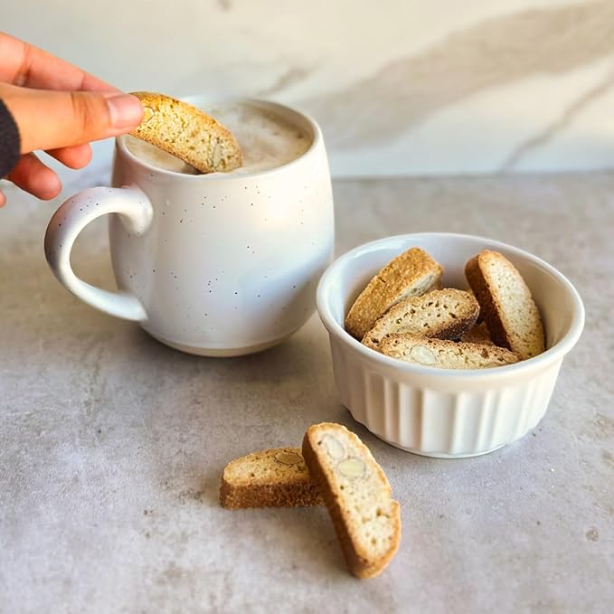 Tutti Gourmet Gluten Free Almond Biscotti, 9.9 oz (283g) Resealable Cookie Bag - Plant Based Vegan and Halal Snacks, Crunchy Italian Cookies for Coffee and Tea