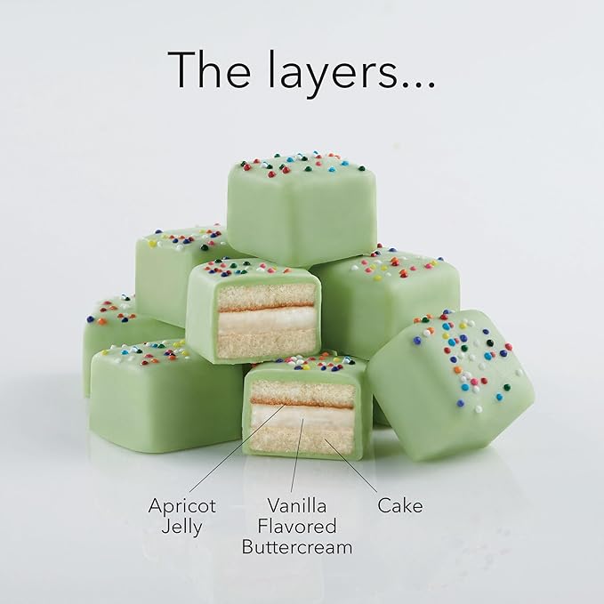 The Swiss Colony 27 Spring Favorites + 36 Happy Easter Petits Fours Gift Bundle - Summer Sausage Meats and Cheeses, Petits Fours Cakes