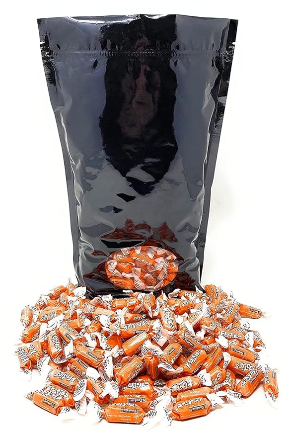 Mango Tootsie Roll Frooties Chewy Candy With Sweet Tropical Mango Flavor 85+ Pieces Individually Wrapped In Resealable Assortit Bag, 1.5 Lb (24-Oz) Made In USA