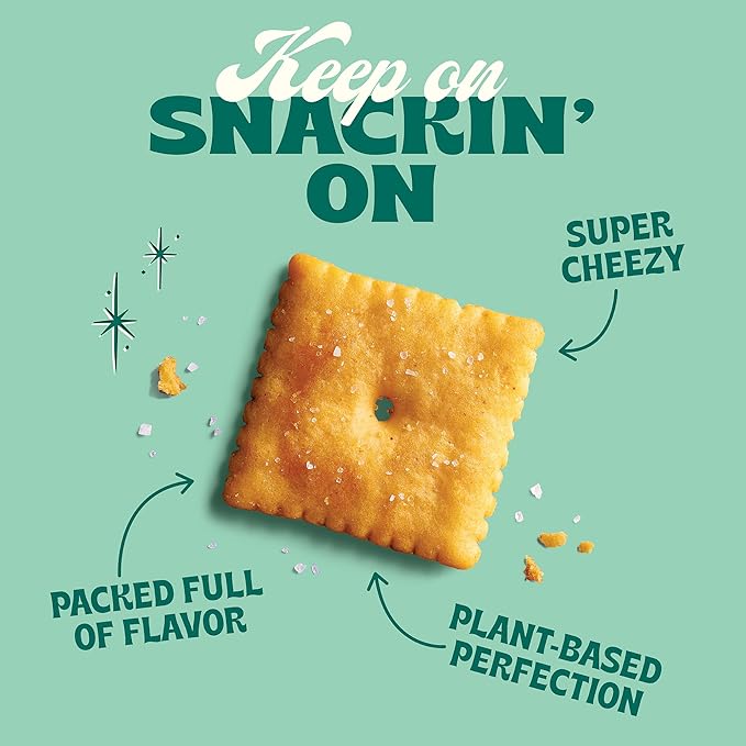 Back To Nature Cheddalicious Cheese Flavored Crackers, Vegan, Non GMO, 5 Ounces (Pack Of 6)