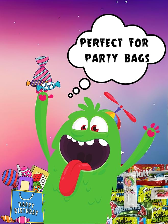 Party Favor Candy Mix - 20 lb Party Stuffers - Goodie Bag Stuffers for Kids - Variety Pack - Bulk Candy Bags - Individually Wrapped Candies - Parade Candies - Valentine's Day