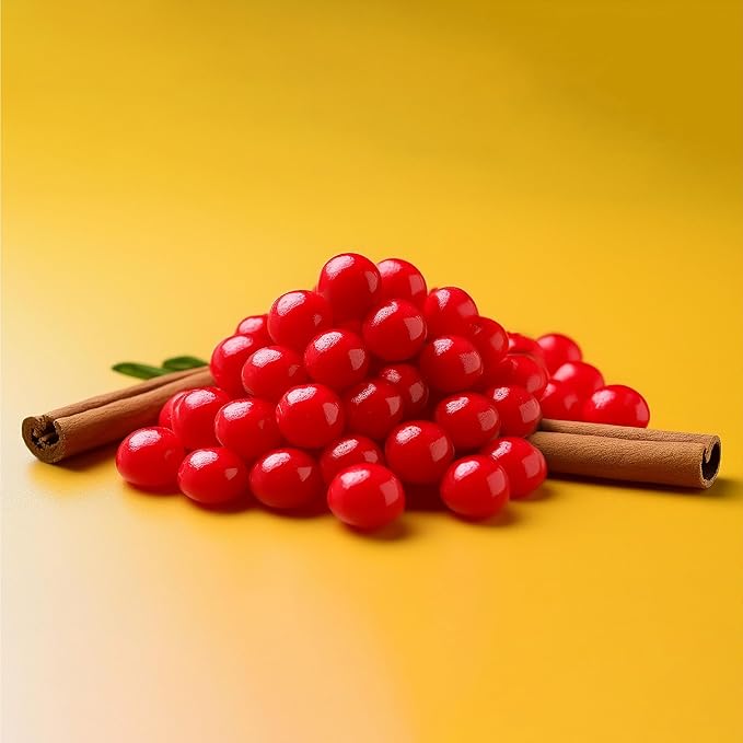 Cinnamon Imperials - 5 Pound Bulk Pack - Hard Candy - Spicy Sweets - Valentines Candy for Baking and Dessert Decorating - Red Cinnamon Treat
