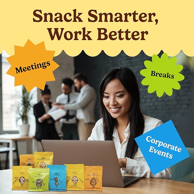Nuts.com Office Bulk Nut-Free Box - 70 Count Assorted Variety Pack with Pretzels, Cheddar Whales, and Dried Fruit - Healthy Snack Mix for Winter, Valentine's Day and Care Package Gifts