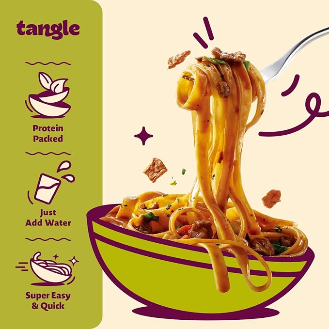 Samyang Tangle Bulgogi Alfredo Pasta | Instant Pasta | Mukbang | 15g of Protein | Fettuccine | 4g of Fiber | Chick Pea based | Easy Prep | Convenient | 4 Pack