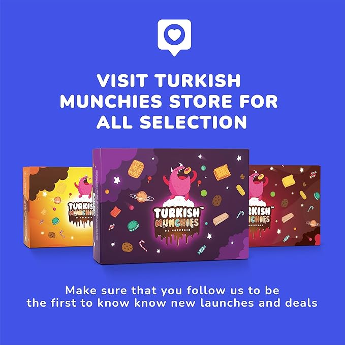 Maxi International Food Hamper | Premium Exotic Foreign Foods | Unique Hampers & Gourmet Gift for Men and Women | American Alike Retro Turkish Foods | 20 Full-Size + 1 Bonus Snacks