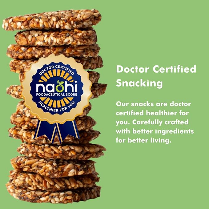 Super Seed Crackers, Gluten Free & Keto Friendly Healthy Snacks, Vegan, Zero Sugar, Paleo & Diabetic Friendly, Nut Free, 20g High Protein, 18g High Fiber, 3.56oz Each, 4-Pack, Cracked Black Pepper