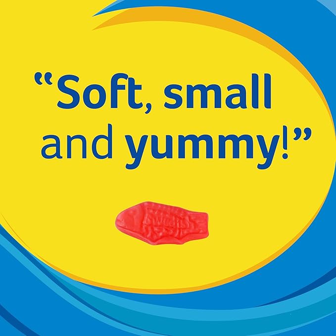 SWEDISH FISH Mini Soft & Chewy Candy, Bulk Candy, 24 - 2 oz Bags