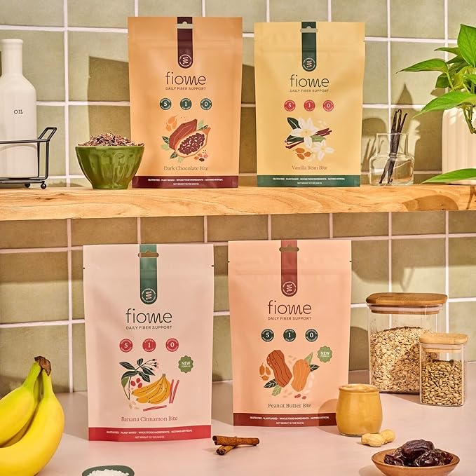Fiber Bites - 5g Daily Fiber Supplement - Supports Regularity, Digestion and Gut Health - All Natural Ingredients, Vanilla Bean Flavor, 30 Servings