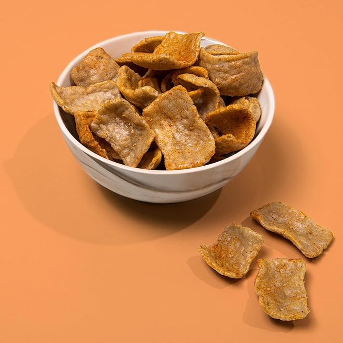 SNACKLINS Plant Based Crisps - Barbeque - Vegan Healthy Snacks - Gluten Free, Grain Free, Plant Based Crisps, 100% Kosher For Passover, Low Calorie - No Added Sugar, Crunchy, Puffed Snack - 3oz Bag (1 Pack)
