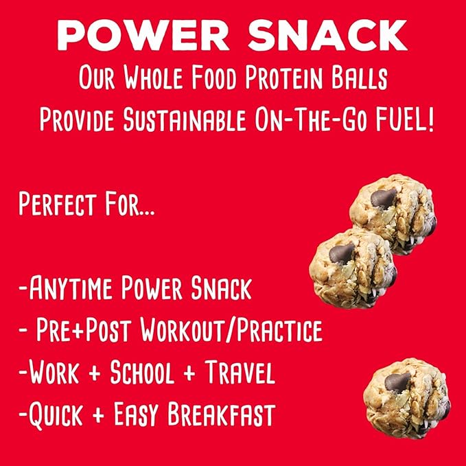 simplyFUEL Whole-Food Protein Balls Variety Pack (Best Sellers), 8 g High-Protein, Gluten-Free, Healthy Snack for Adults & Kids (9.6 oz, Pack of 2)