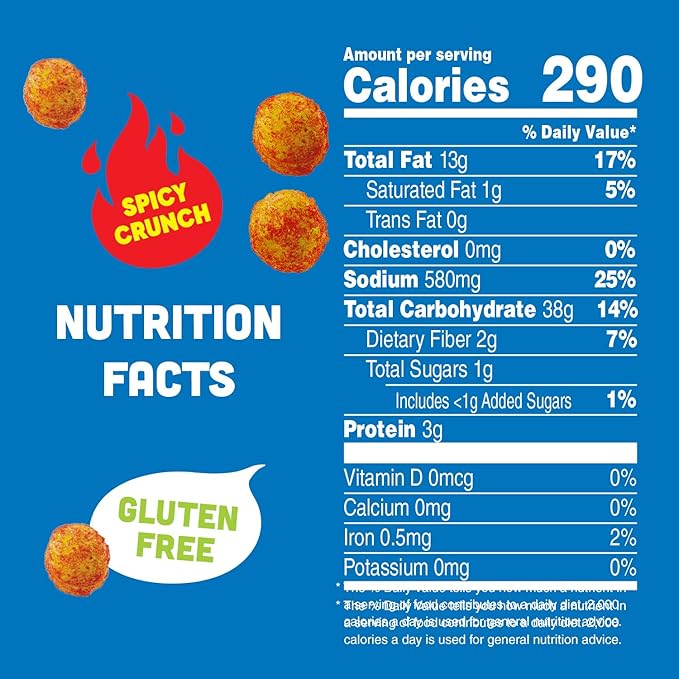 Vlasic Pickle Balls, Spicy Dill Pickle Flavored Corn Puffs, 2 oz.