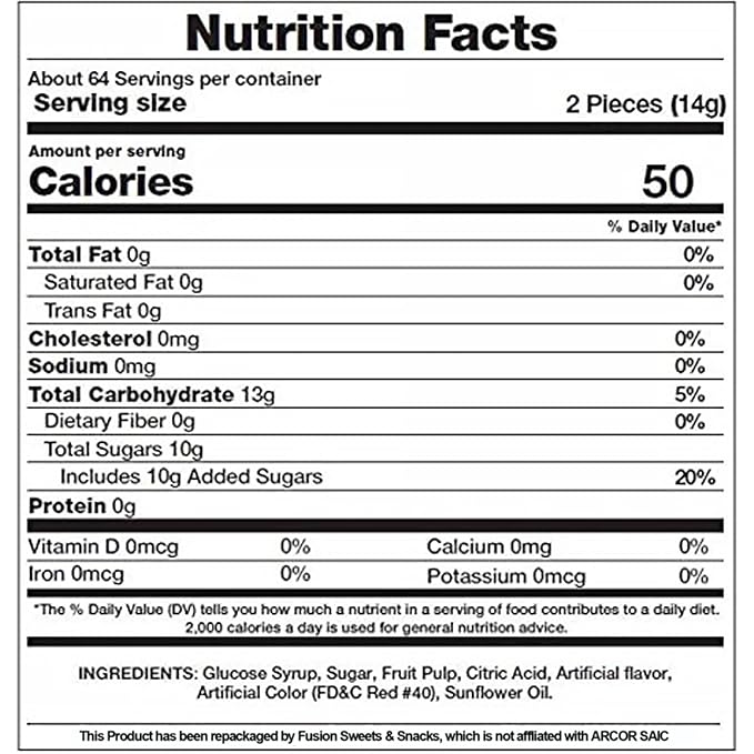 Strawberry Filled Hard Candy - 1 Pound Individually Wrapped Strawberry Bon Bons Candy - Bulk Bag