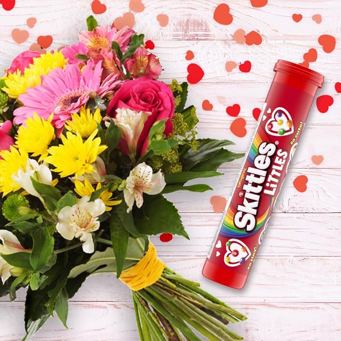 Skittles Littles Fruit Chewy Candy, Mega Tube, 1.9 Ounce (Pack of 24)