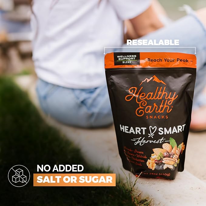 Mixed Nuts Unsalted | Trail Mix | Trail Mix without Peanuts | Gourmet Snacks, Protein Snacks, Gluten Free, No Preservatives, High Fiber (Wellness Support)