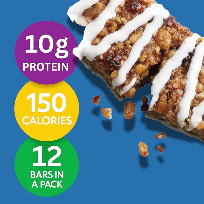 HMR Bright Bites Duo, Lemon & Ice Oatmeal Protein Bar Combo (24 Count) | 10g of Protein, Low Calorie | Nutritious Snack to Support Weight Maintenance