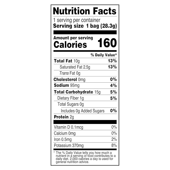 Utz Ripples Original Crispy Chips Made from Fresh Potatoes, 42 Count, Crunchy Individual Snacks to Go, Gluten Free Snacks, brand is Utz, variation theme is Flavor that is Ripples Original, Size that is 42 Count (Pack of 1).