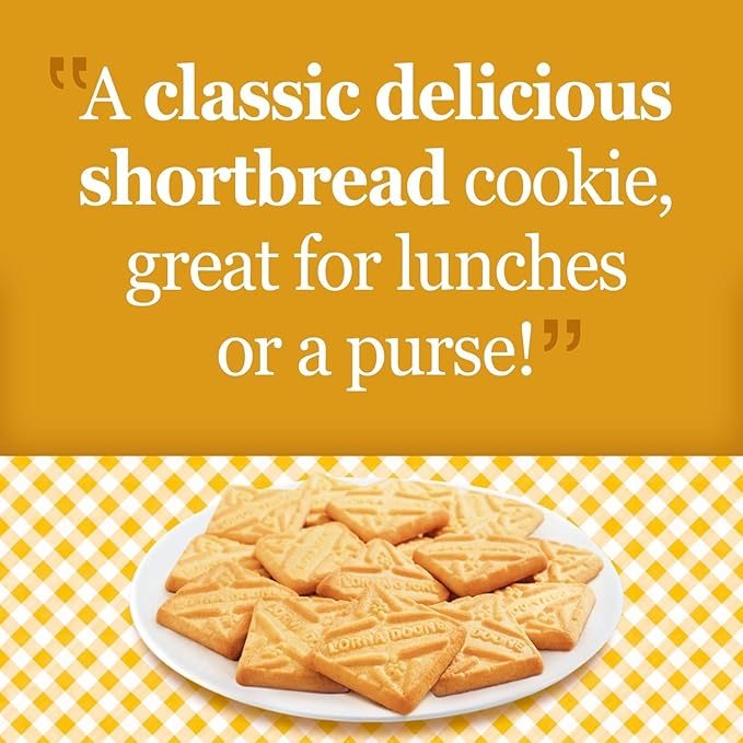 Shortbread Cookies Gourmet Butter Treats, Individually Wrapped - Breakfast Tea Coffee School Office Party Holiday Gift 30 Bags (6 Cookies Per Pack) 180 Total Pieces