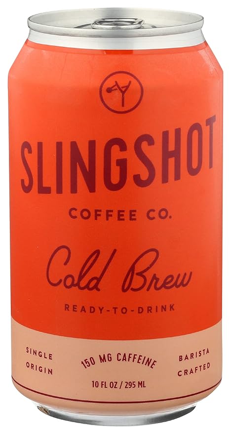 Slingshot Coffee Plain Cold Brew Coffee, 10 Fz
