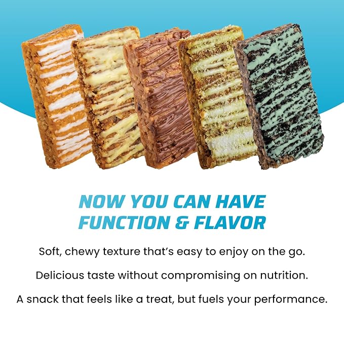 JiMMY! Bars with Benefits, Protein Bar, Cookies 'N Cream, 12 Bars, 2.05 oz (58 g) Each