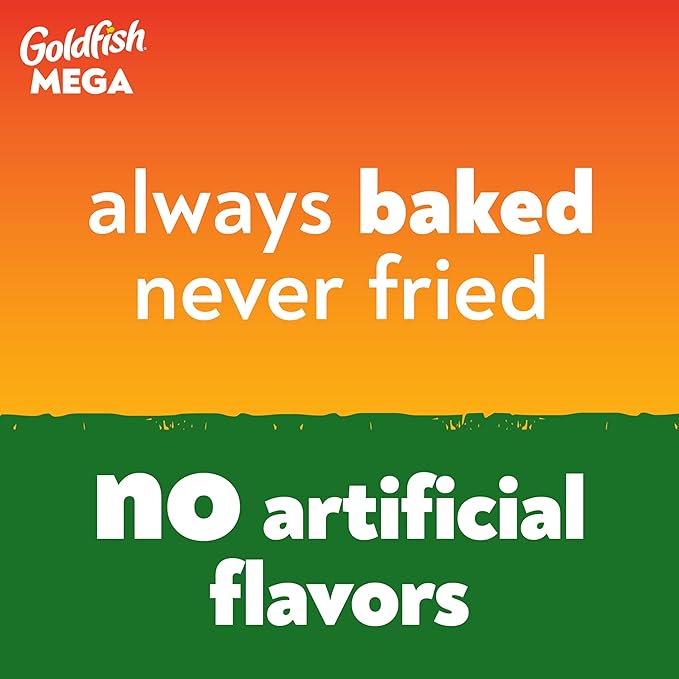 Goldfish Mega Bites Cheddar Jalapeño Crackers, 5.9 Oz Bag
