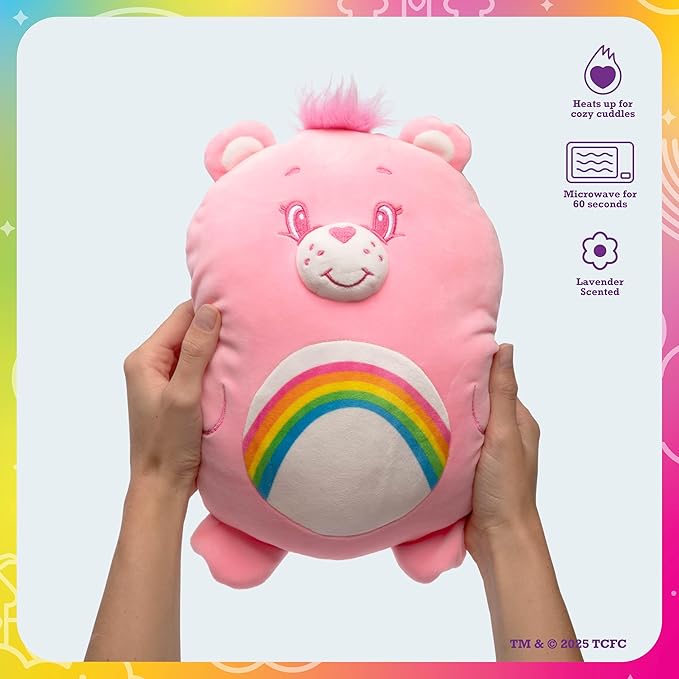 Happy Helpers Cheer Bear by Relatable, Cozy Comfort That's Anything But Boring, Get Relief with This Plush Heating Pad for Period Cramps and Body Pain, Includes 1 Microwavable Cheer Bear Heating Pad