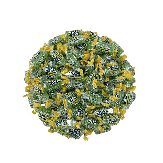 Jolly Ranchers Hard Candy 1.5lbs- All Green Apple Individually Wrapped Delicious Fresh Candy 1.5, 24oz (Packaging Might Vary)