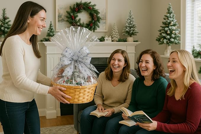 Handcrafted Gift Basket with Chocolates, Cookies, Snacks & Candy. Perfect for Birthdays, Sympathy, Holidays, Clients & Thank You Gifts (Premium: $99.99, Seasonal)