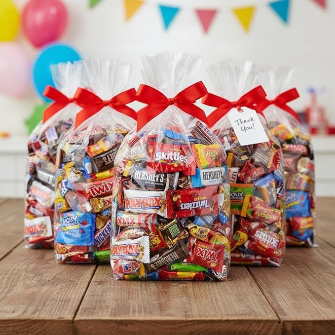 Assorted Chocolate Candy Variety Pack - 5lb Bulk Chocolate Candy Individually Wrapped - Chocolate Candy Assortment for Sharing, Parties, Office Snacks and Gift Bags - 5 Pound Bag of Bulk Candy